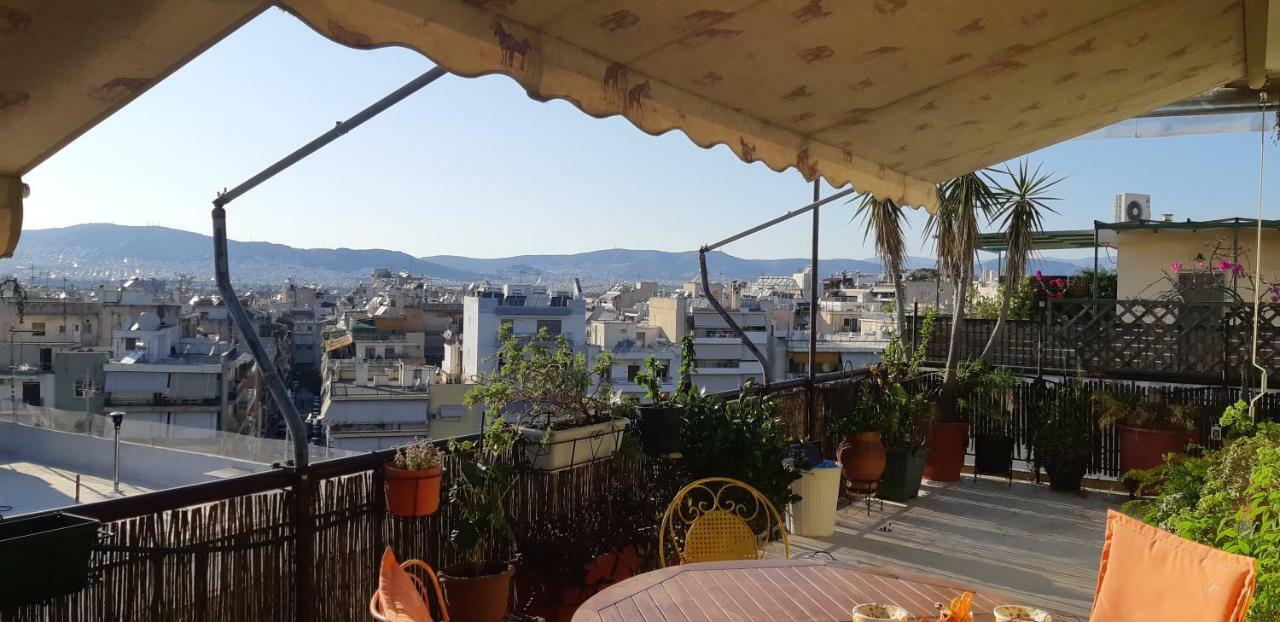 Penthouse Balcony Close To Acropolis Apartman Athén Kültér fotó